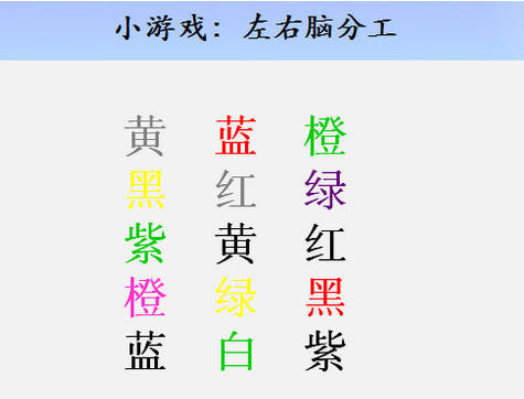 1,让孩子助力说出每个字的颜色(注意:是每个字的颜色,而不是读出这个